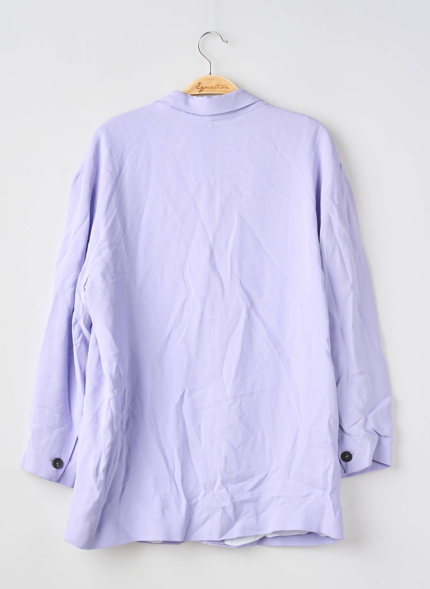 Švarkas dvigubai apdailinta vidinė dalis violetinis AMERICAN VINTAGE moteris