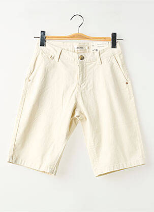 Bermudas chino kirpimas normala dydis bežinis CREAM moteris