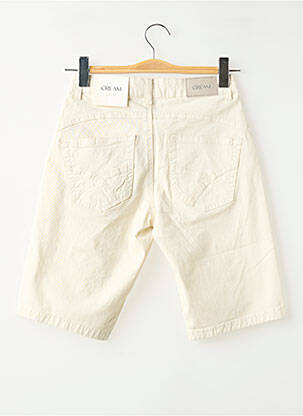 Bermudas chino kirpimas normala dydis bežinis CREAM moteris