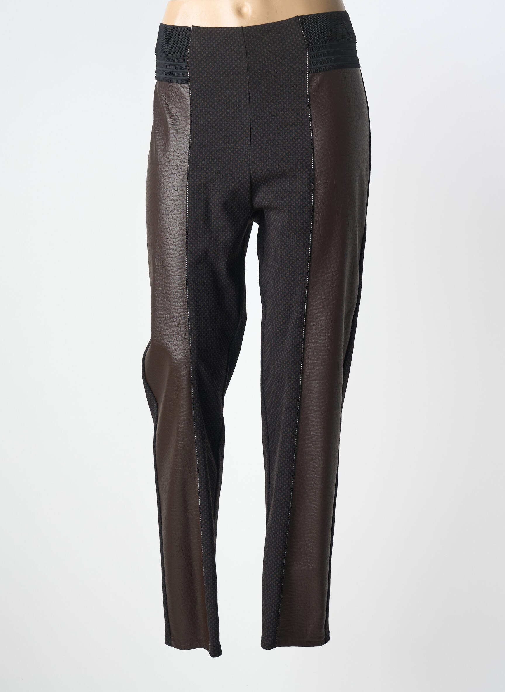 Lieknos kelnės elastinė dydis normala dydis rudas TRICOT CHIC moteris