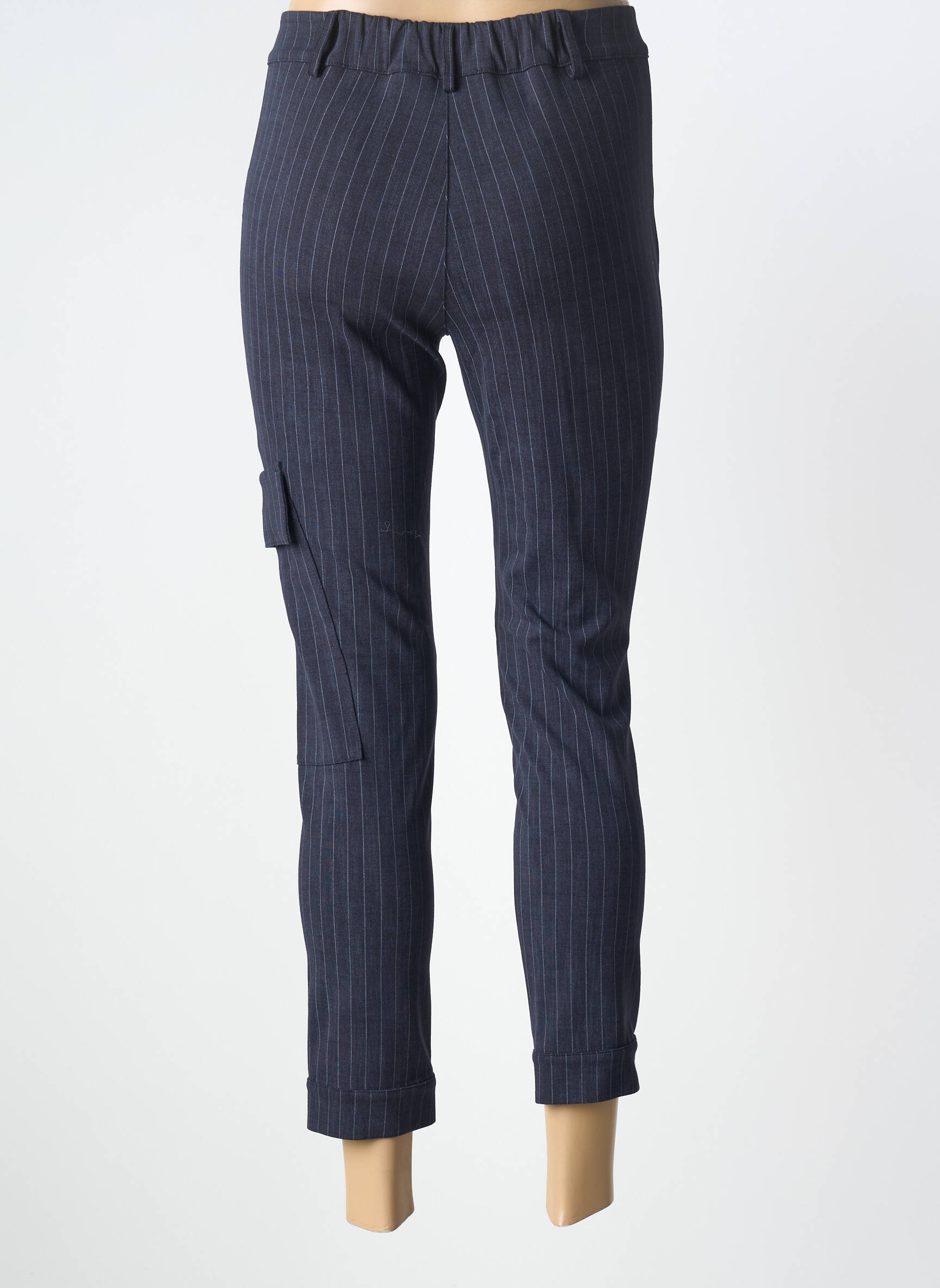 7/8 kelnės tamprumas normala dydis mėlyna TRICOT CHIC moteris