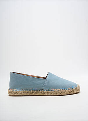 Espadrilės apvalus mygtukas plokščias kulnas iki 3 cm mėlyna PÖLKA moteris