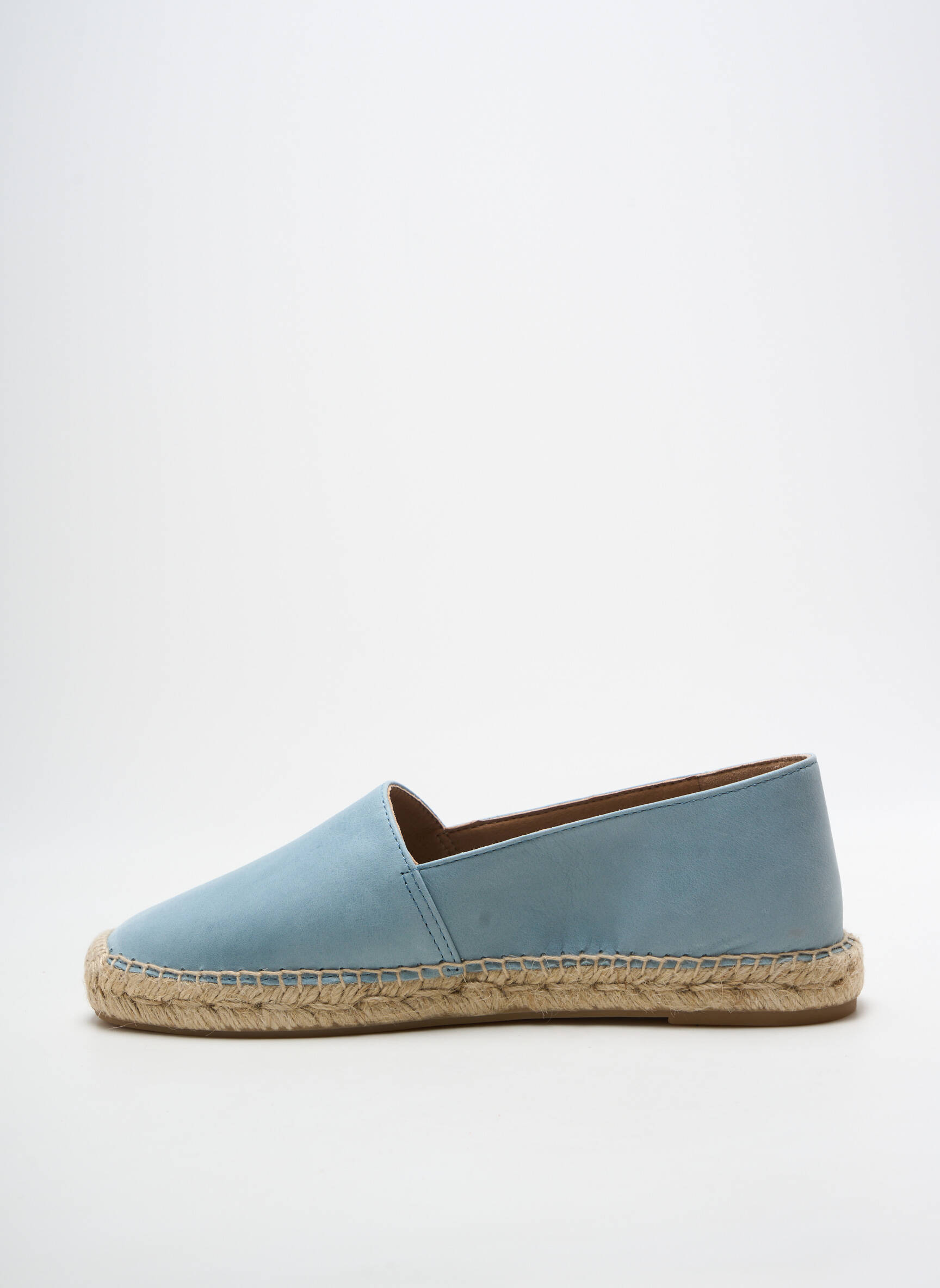 Espadrilės apvalus mygtukas plokščias kulnas iki 3 cm mėlyna PÖLKA moteris