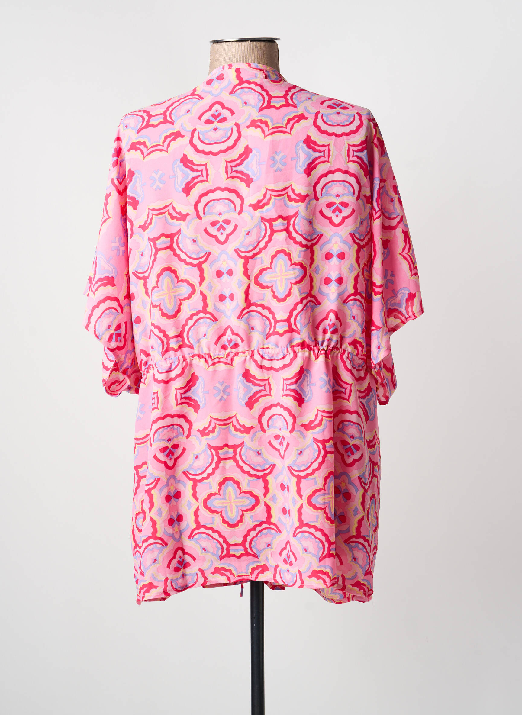 Kimono striukė col v rožinė DAPHNEA moteris
