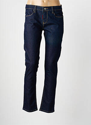 Lieknos džinsai kišenės mėlyna DENIM moteris