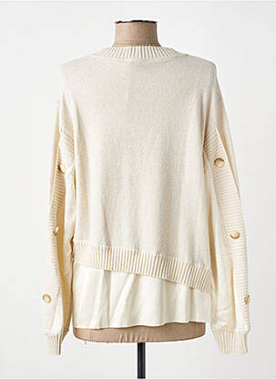 Megztinis centrinė iškirptė ilgos rankovės bežinis TRICOT CHIC moteris
