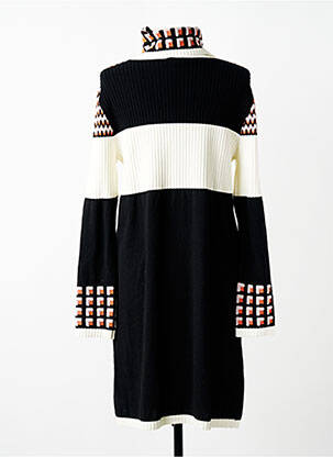 Megztinė suknelė tamprumas ilgos rankovės juodas TRICOT CHIC moteris