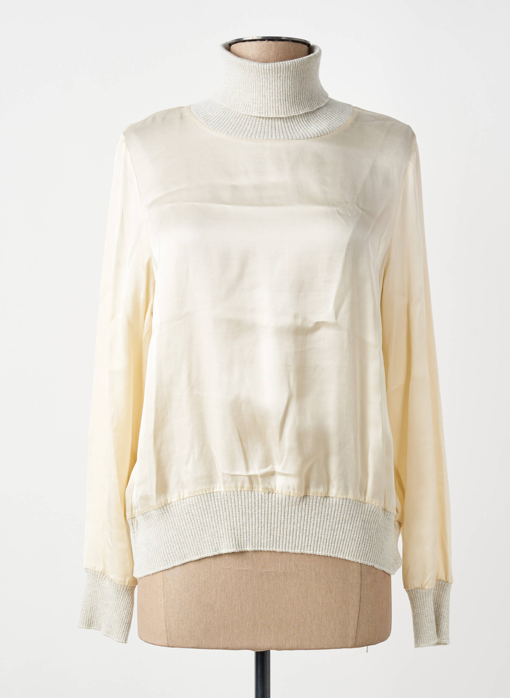 Viršūnė ilgos rankovės bežinis TRICOT CHIC moteris
