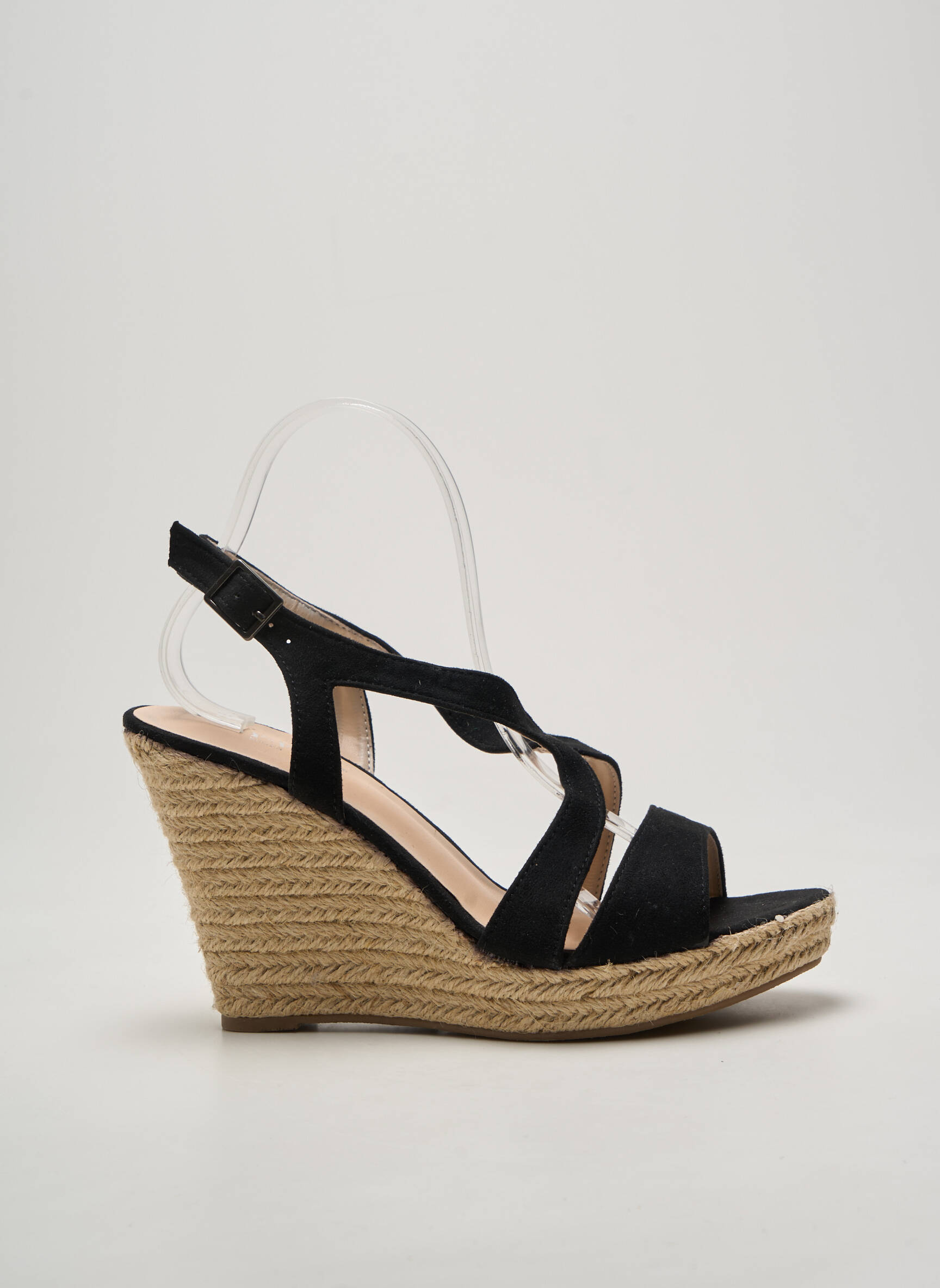 Espadrilės amortizuojančios pado tipas 10 cm ir daugiau aukštakulniai juodas DAY-VINE moteris