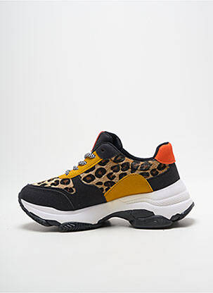 Bėgimo bateliai apvalus mygtukas kulnas nuo 4 iki 6 cm geltona IDEAL SHOES moteris