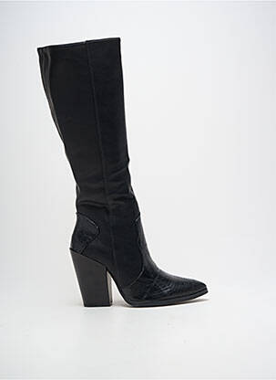 Batai kubietiškas kulnas nuo 7 iki 9 cm juodas IDEAL SHOES moteris