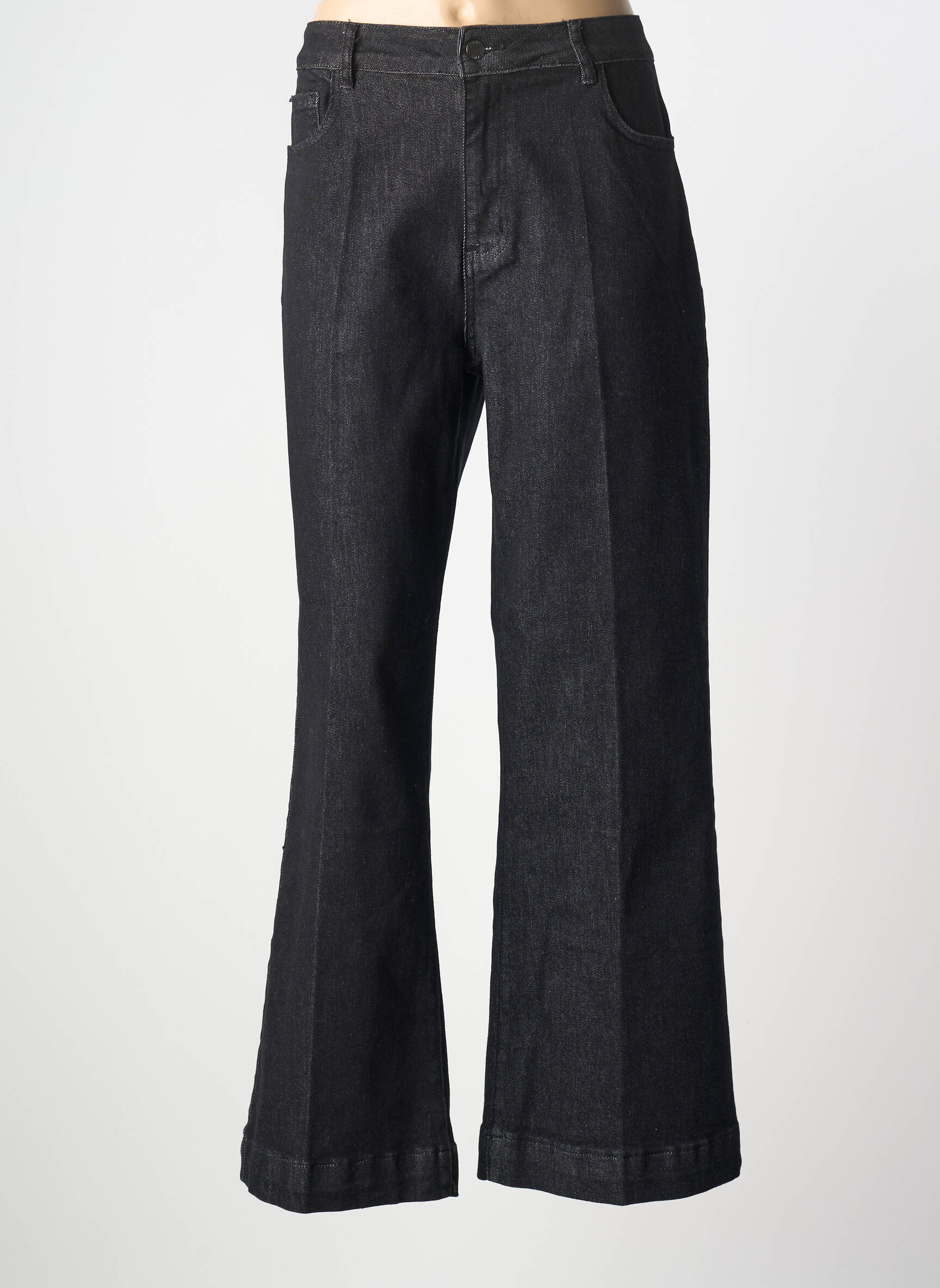 Bootcut džinsai kišenės pilka MAISON ONADO moteris
