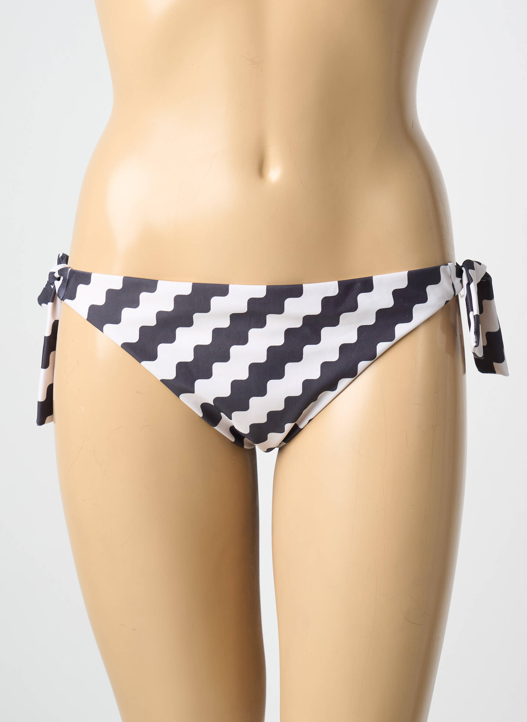 Maudymosi kelnaitės satino audinys bikini juodas COMPAÑIA FANTASTICA moteris
