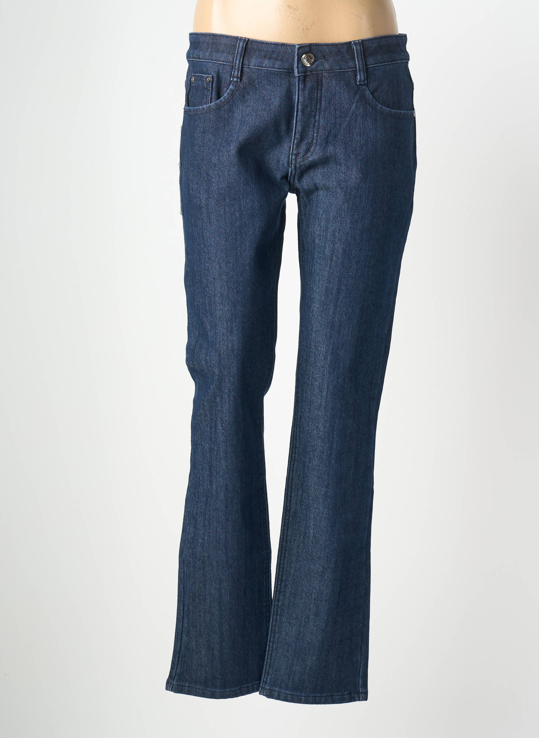 Bootcut džinsai kišenės mėlyna JW moteris