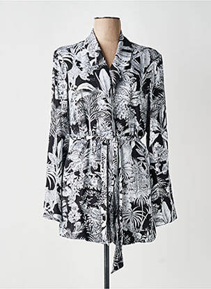 Kimono striukė ilgos rankovės juodas YESTA moteris