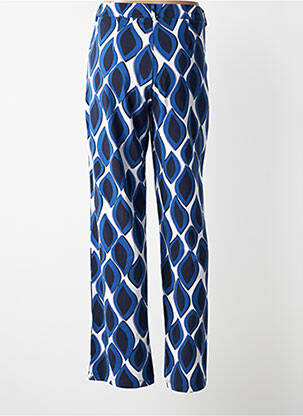 Platus kelnes uždarymas su užtrauktuku po mygtuku uždengimu mėlyna ZILCH moteris