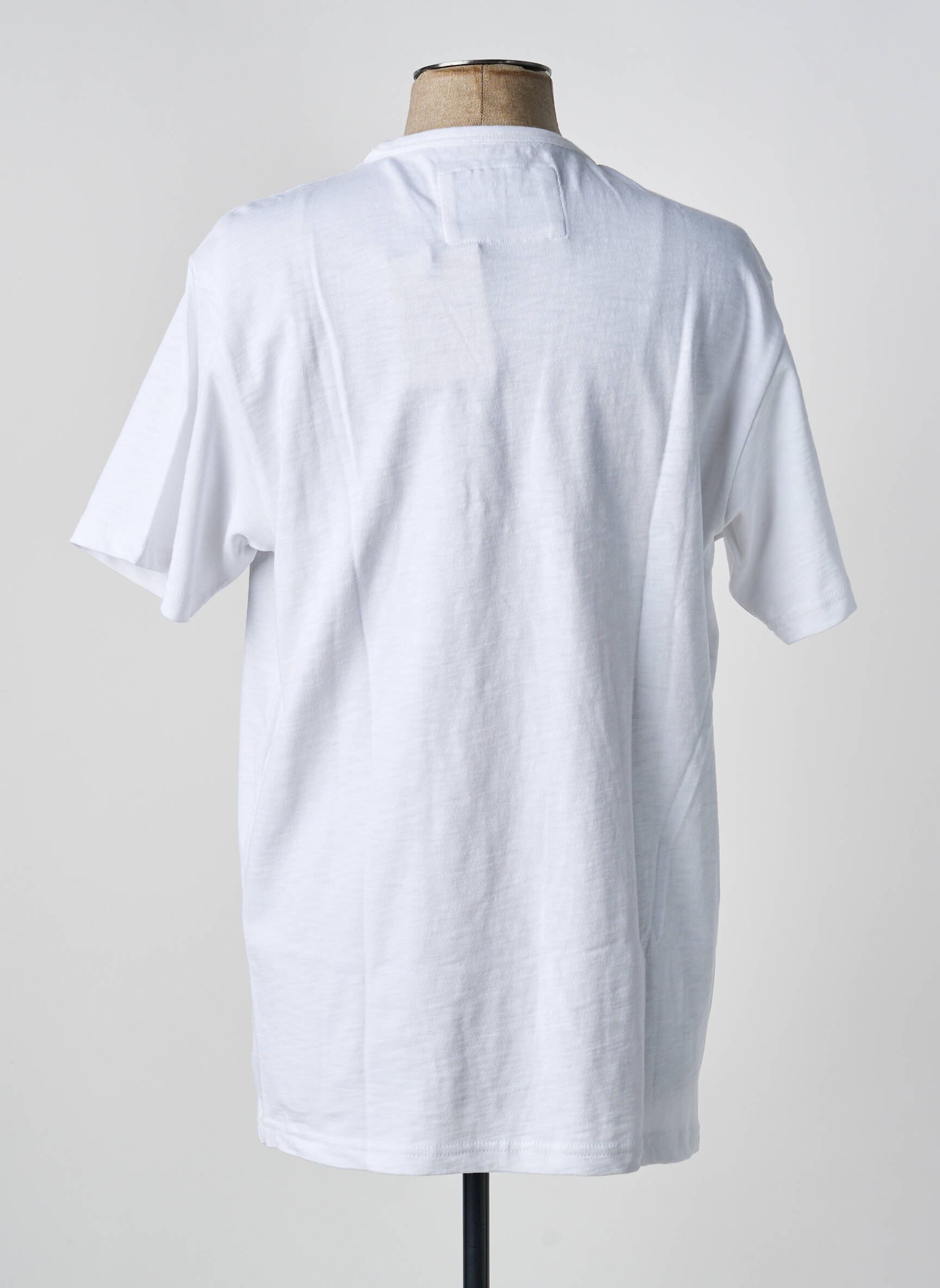 T-marškinys tiesi kirpimas trumpas rankovės baltas IRON AND RESIN vyras