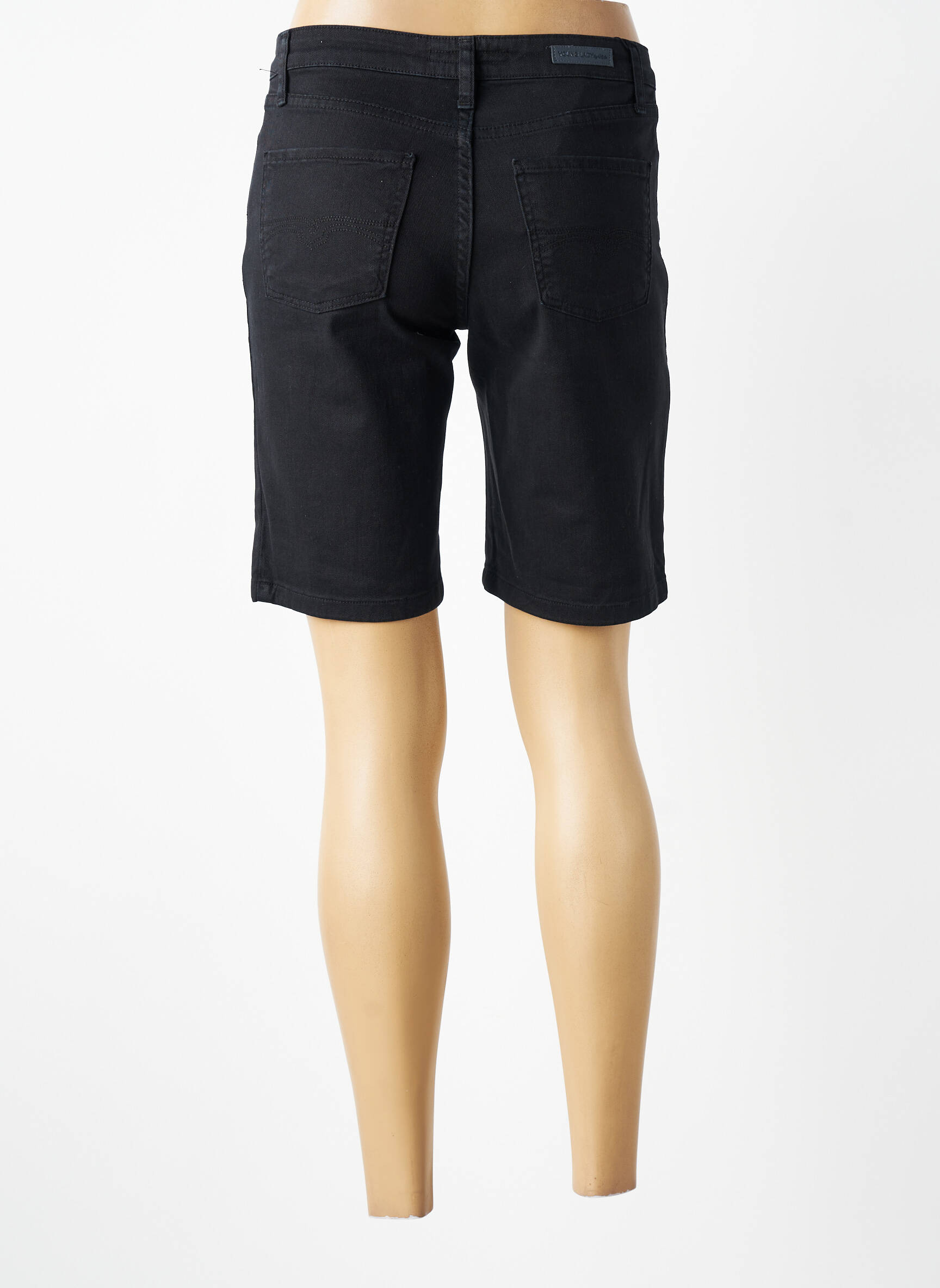 Bermudas normala dydis normala dydis juodas LCDN moteris