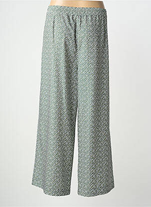 7/8 kelnės uždarymas su užtrauktuku po mygtuku uždengimu žalias LCDN moteris