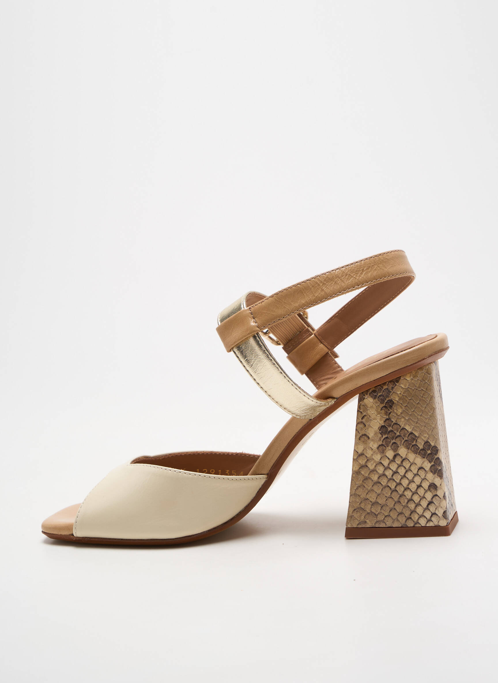 Sandalai/nu pėdos užsegimas su kaklo detalėmis kulnas nuo 7 iki 9 cm bežinis LODI LOVE moteris