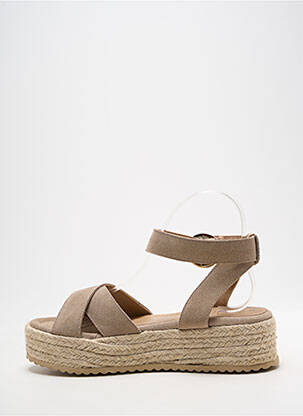 Espadrilės amortizuojančios pado tipas kulnas nuo 4 iki 6 cm bežinis RAQUEL PEREZ moteris