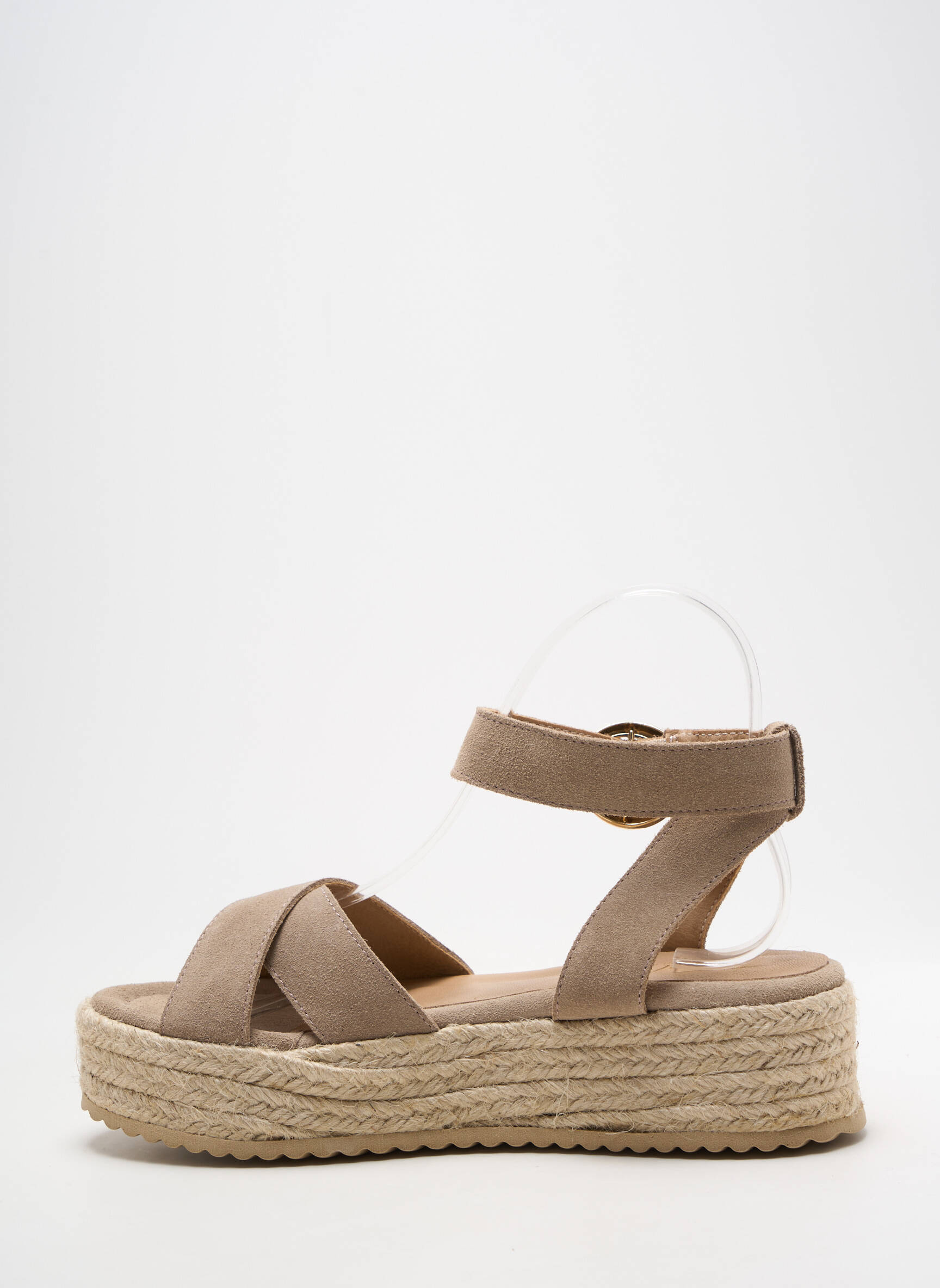 Espadrilės platforma kulnas nuo 4 iki 6 cm bežinis RAQUEL PEREZ moteris