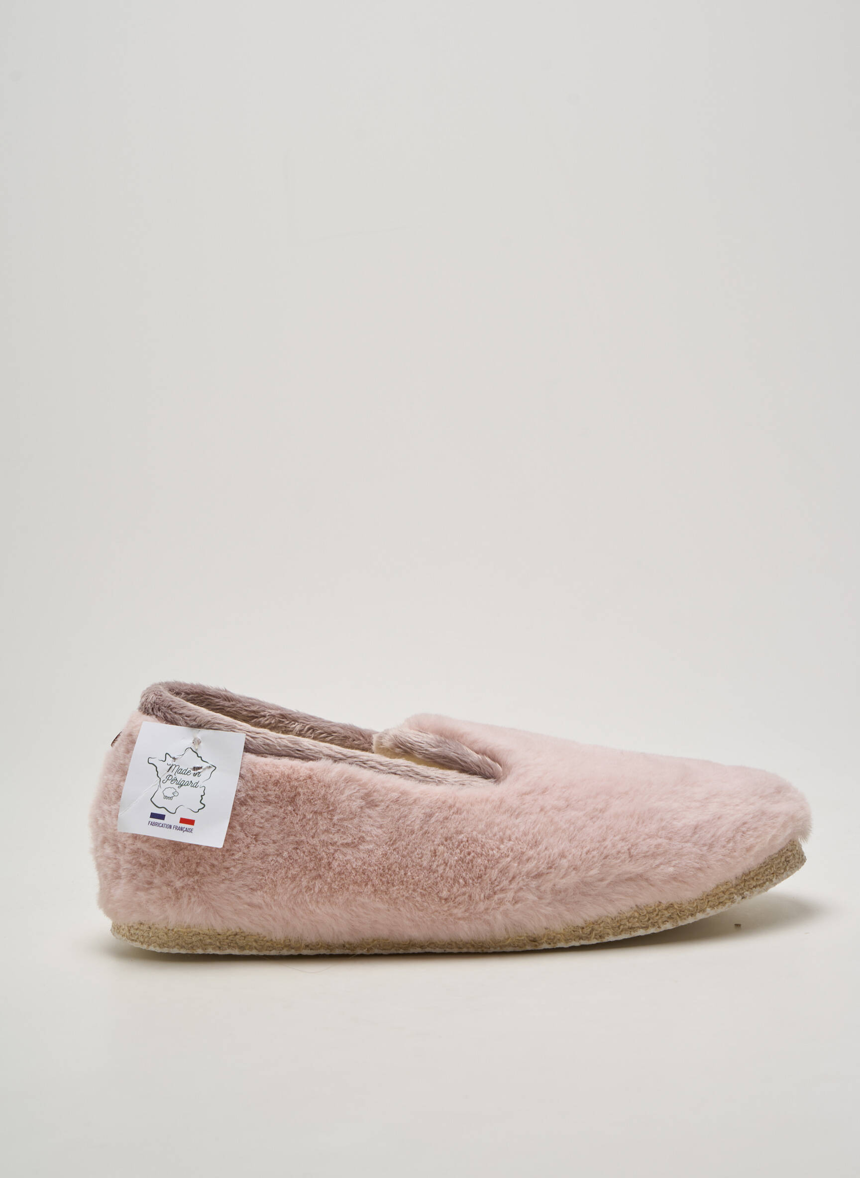 Bateliai/pantofliai apvalus mygtukas plokščias kulnas iki 3 cm rožinė CHAUSSE MOUTON moteris