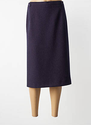 Pusilgis sijonas tiesi kirpimas violetinis 20/20 moteris