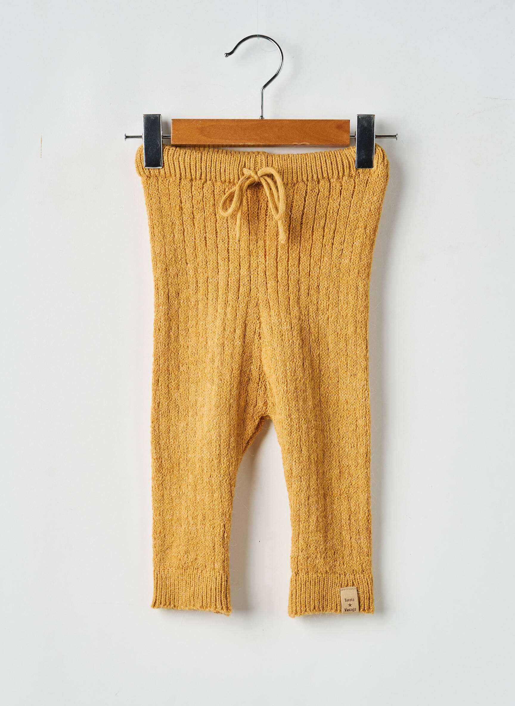 Legingas tamprumas elastinė dydis geltona TOCOTO VINTAGE mergina