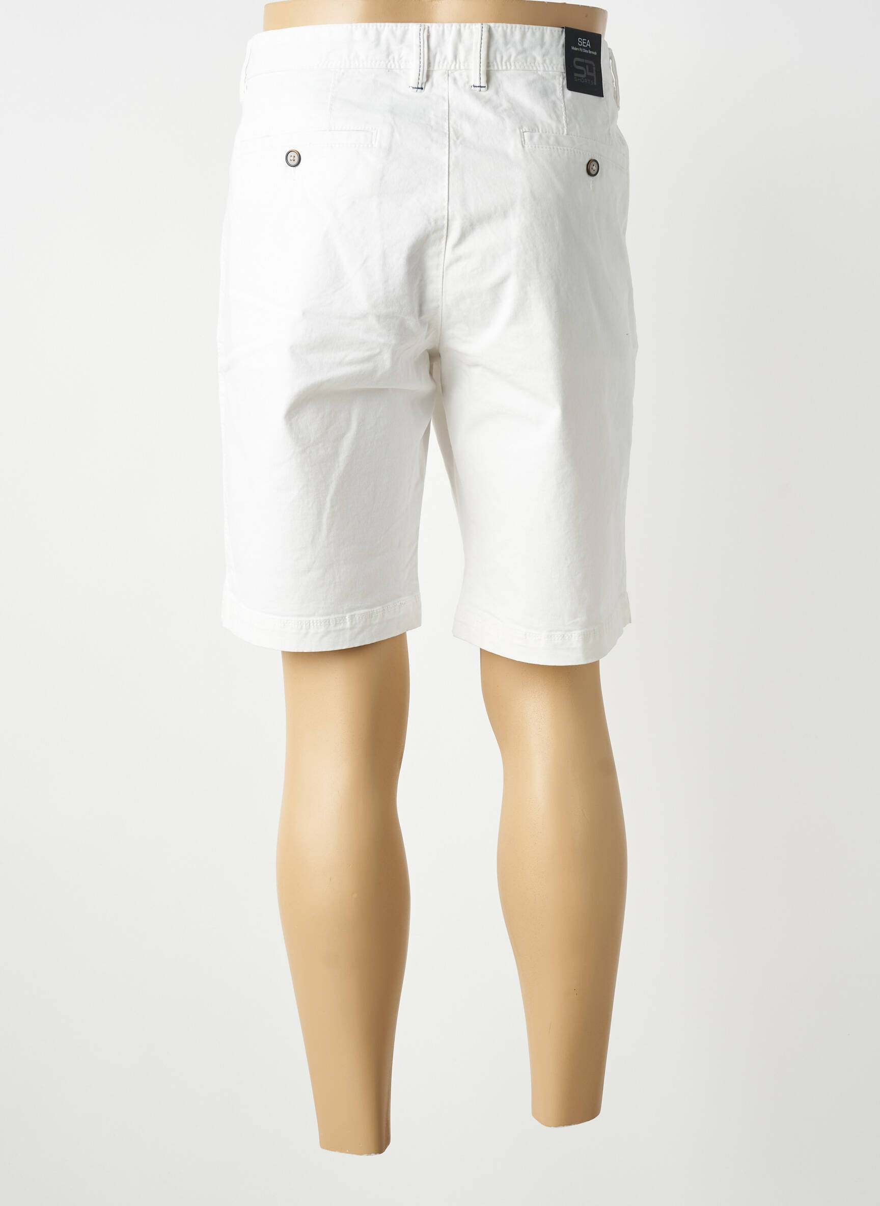 Bermudas tiesi kirpimas normala dydis baltas S4 JACKETS vyras