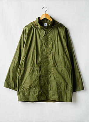 Parka kišenės su gobtuvu žalias PETIT BATEAU berniukas