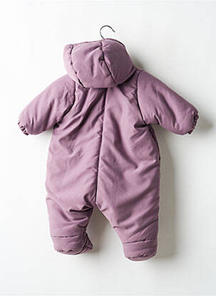 Kombinezonas ilgos rankovės violetinis PETIT BATEAU mergina
