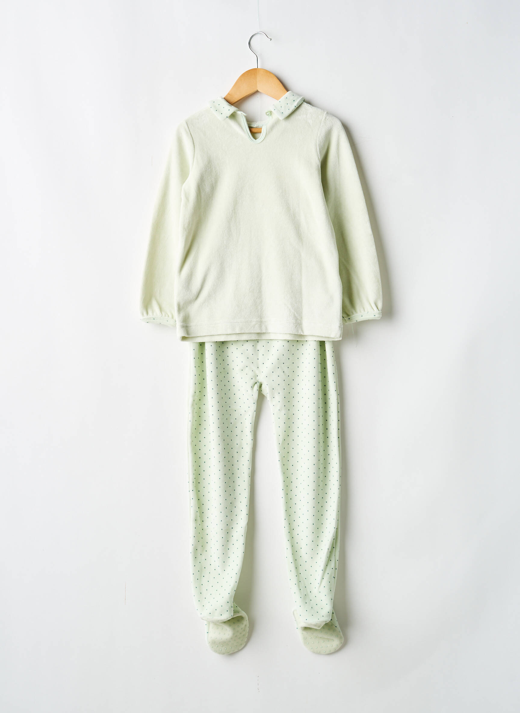 Pižama tiesi iškirptė žalias PETIT BATEAU vaikas