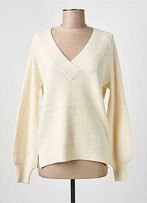 Megztinis centrinė iškirptė ilgos rankovės bežinis MARINA V moteris