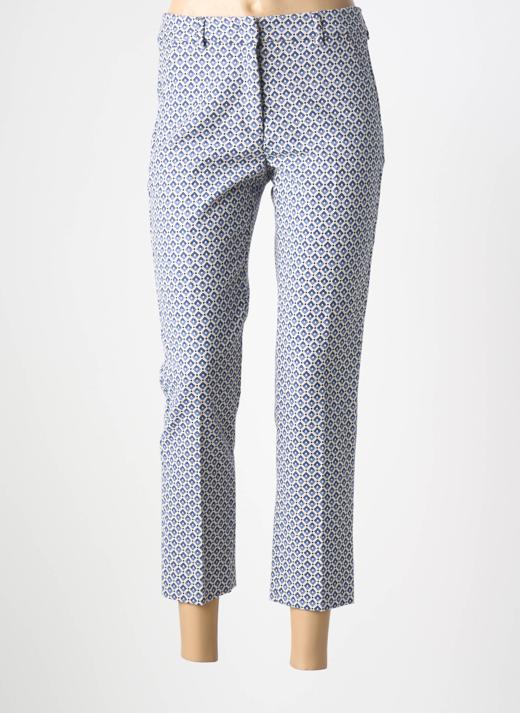 7/8 kelnės aukšta talija aukšta talija mėlyna WEEKEND MAXMARA moteris