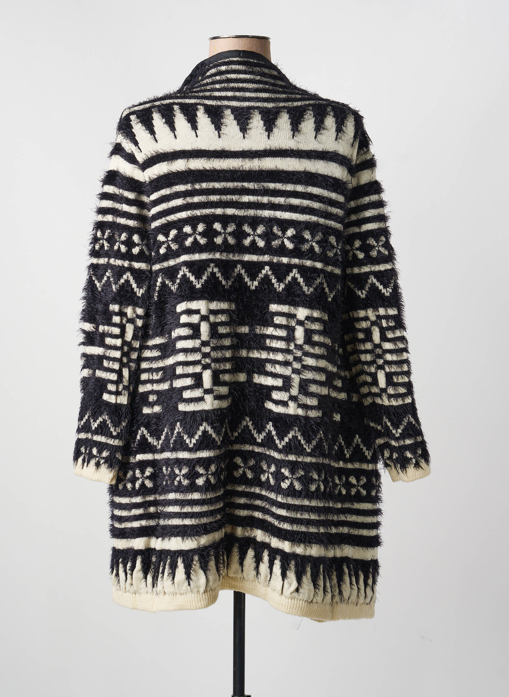 Ilgų rankovių liemenė tamprumas juodas DN FASHION moteris