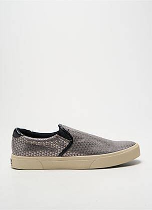 Slip-on batai spauda plokščias kulnas iki 3 cm sidabrinė ARMISTICE moteris