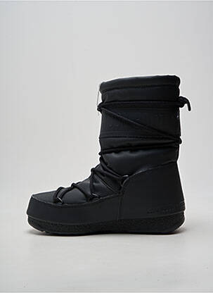 Batai/botai apvalus mygtukas plokščias kulnas iki 3 cm juodas MOON BOOT moteris
