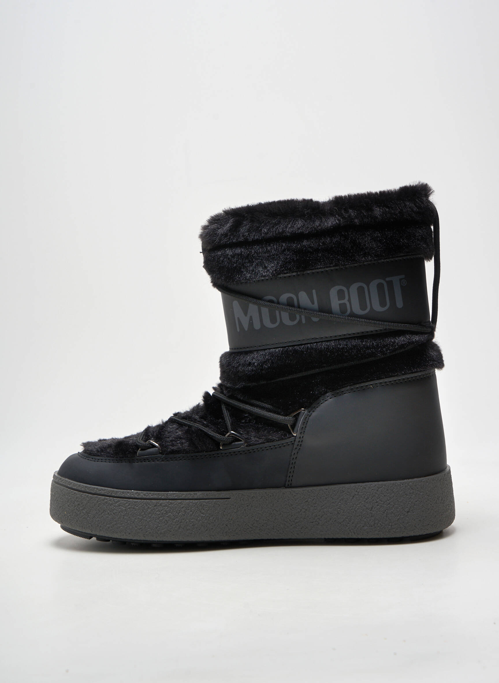 Batai/botai apvalus mygtukas kulnas nuo 4 iki 6 cm juodas MOON BOOT moteris