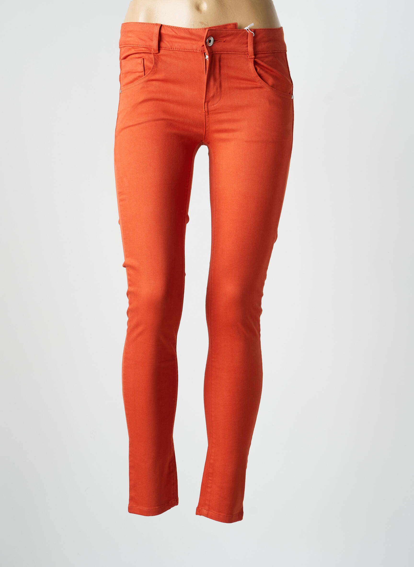 Lieknos džinsai tamprumas maža dydžio oranžinė LPB LES PETITES BOMBES  moteris
