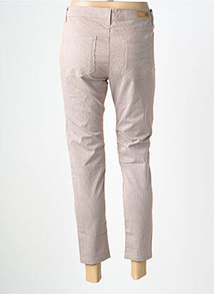 7/8 kelnės popelinos audinys, kuris pasižymi lygiu ir tankiu paviršiumi. normala dydis oranžinė DENIM STUDIO moteris