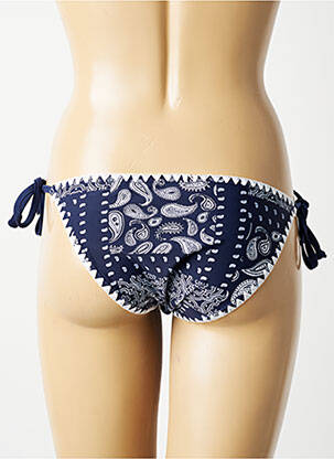 Maudymosi kelnaitės fantazijos raštas bikini mėlyna LAGON BLEU moteris