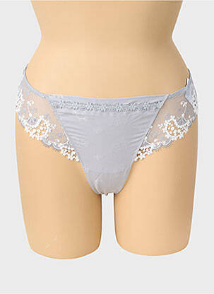 Tanga permatomas tiulis pilka SIMONE PERELE moteris