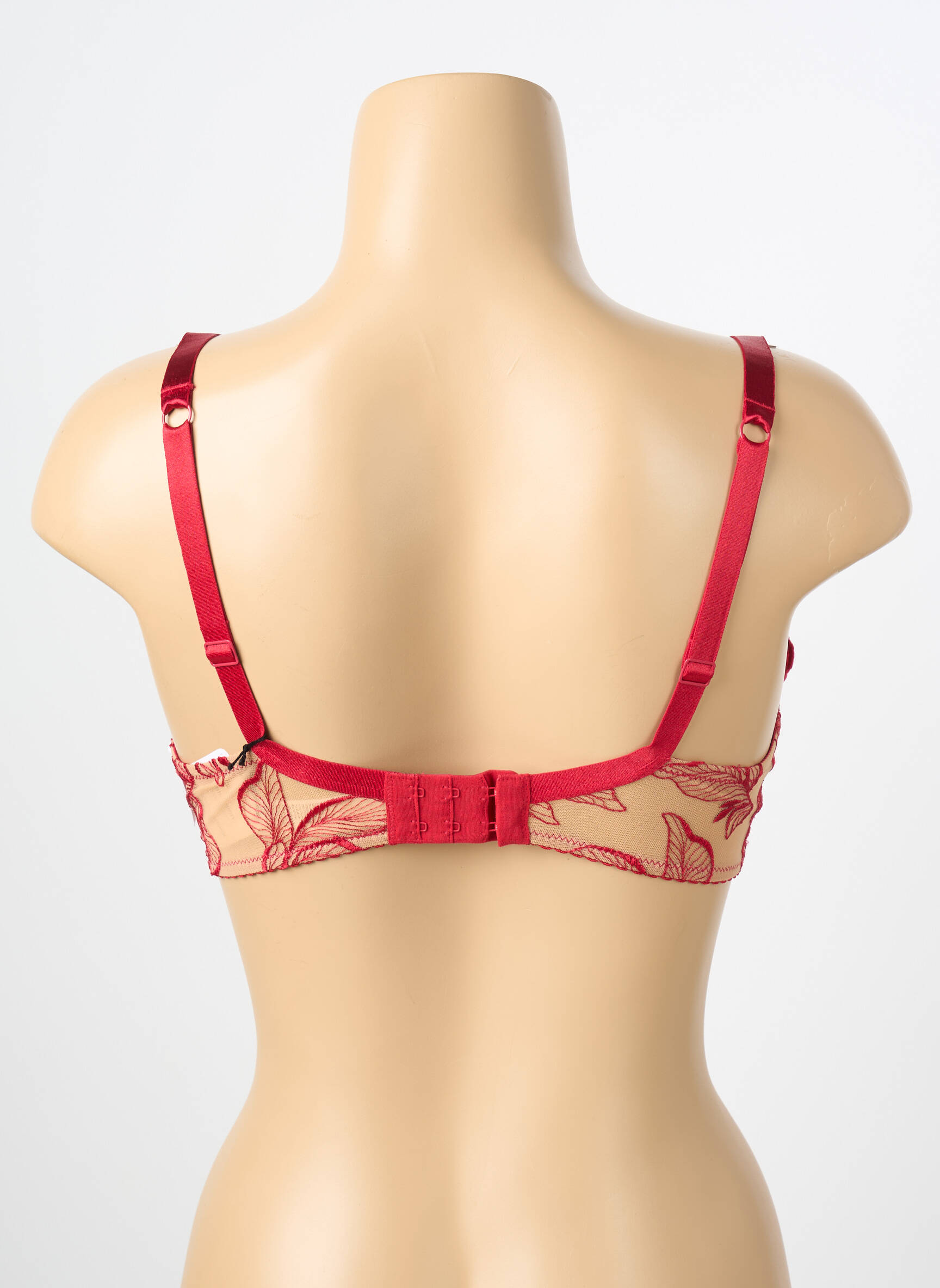Liemenėlė push-up liemenėlė su aukštu palaikymu push-up liemenėlė su aukštu palaikymu raudona AUBADE moteris
