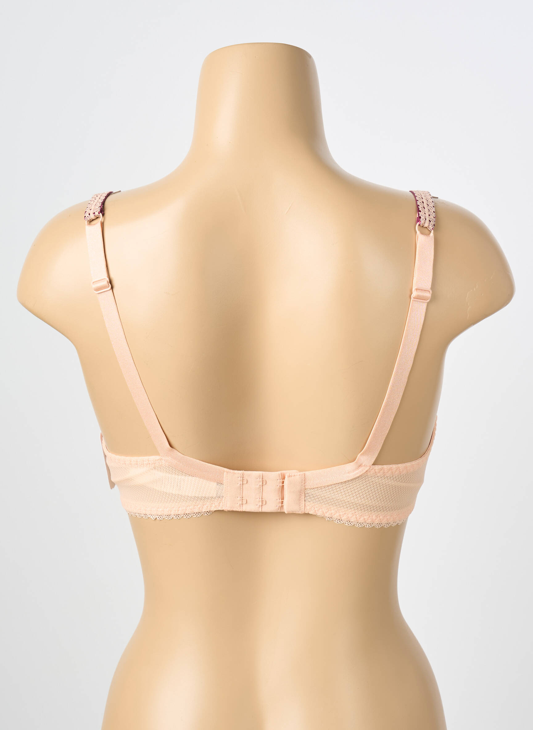 Liemenėlė push-up liemenėlė su aukštu palaikymu push-up liemenėlė su aukštu palaikymu rožinė AUBADE moteris