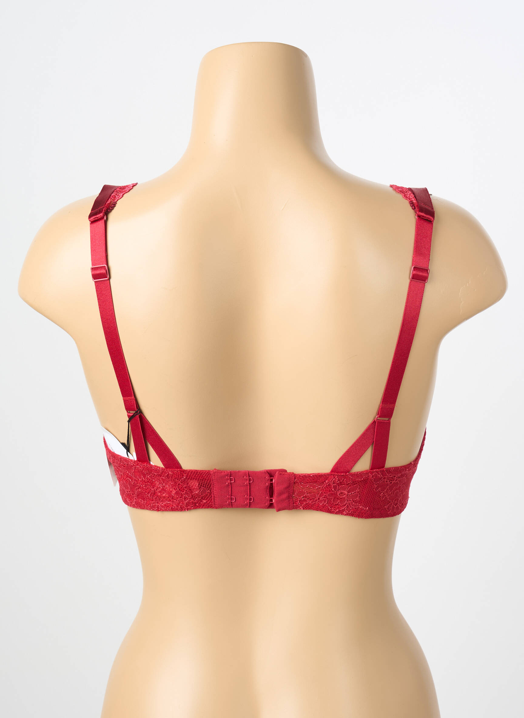 Liemenėlė push-up liemenėlė su aukštu palaikymu push-up liemenėlė su aukštu palaikymu raudona AUBADE moteris
