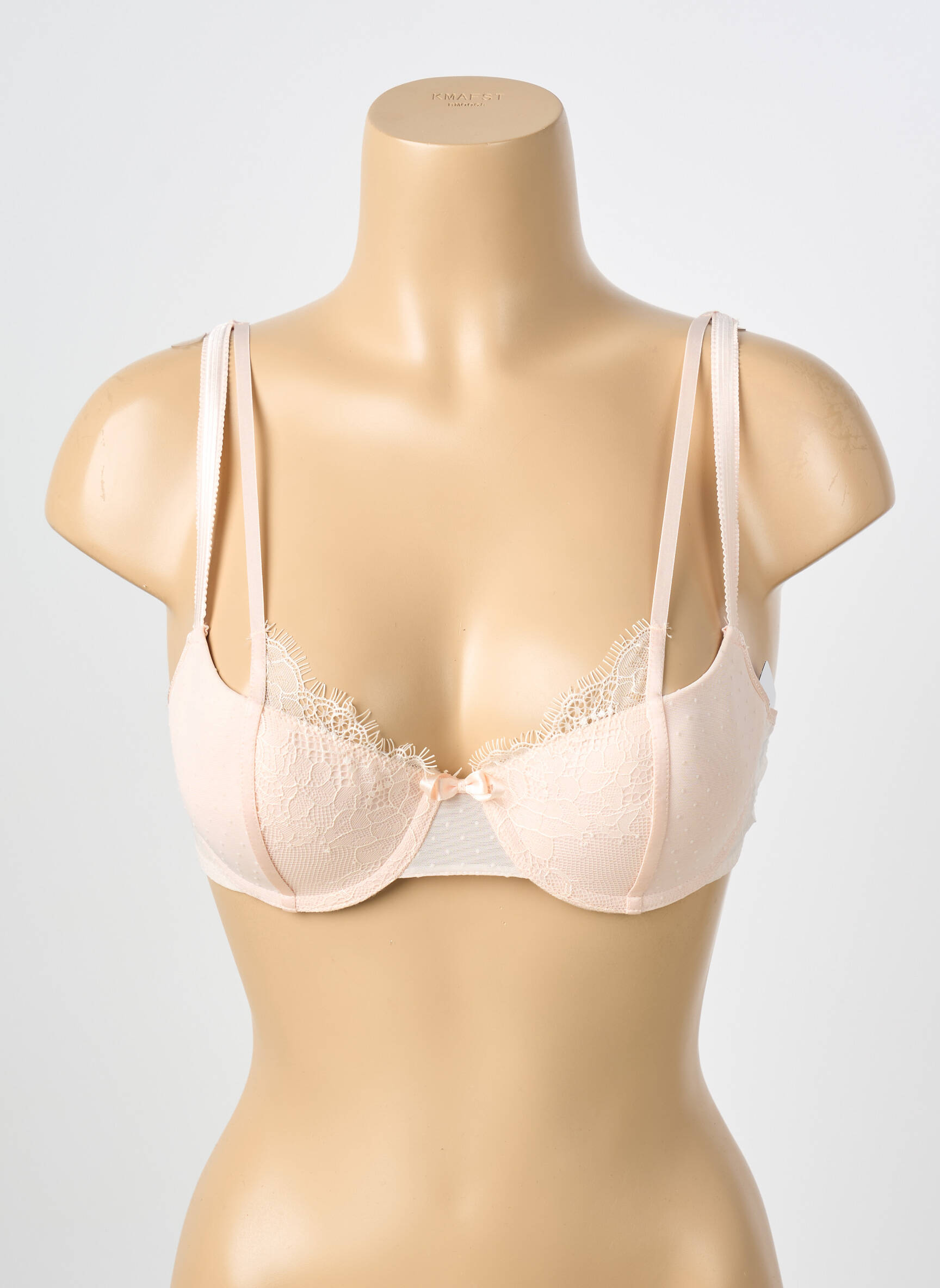 Liemenėlė push-up liemenėlė su aukštu palaikymu push-up liemenėlė su aukštu palaikymu šviesiai rožinė PASSIONATA moteris