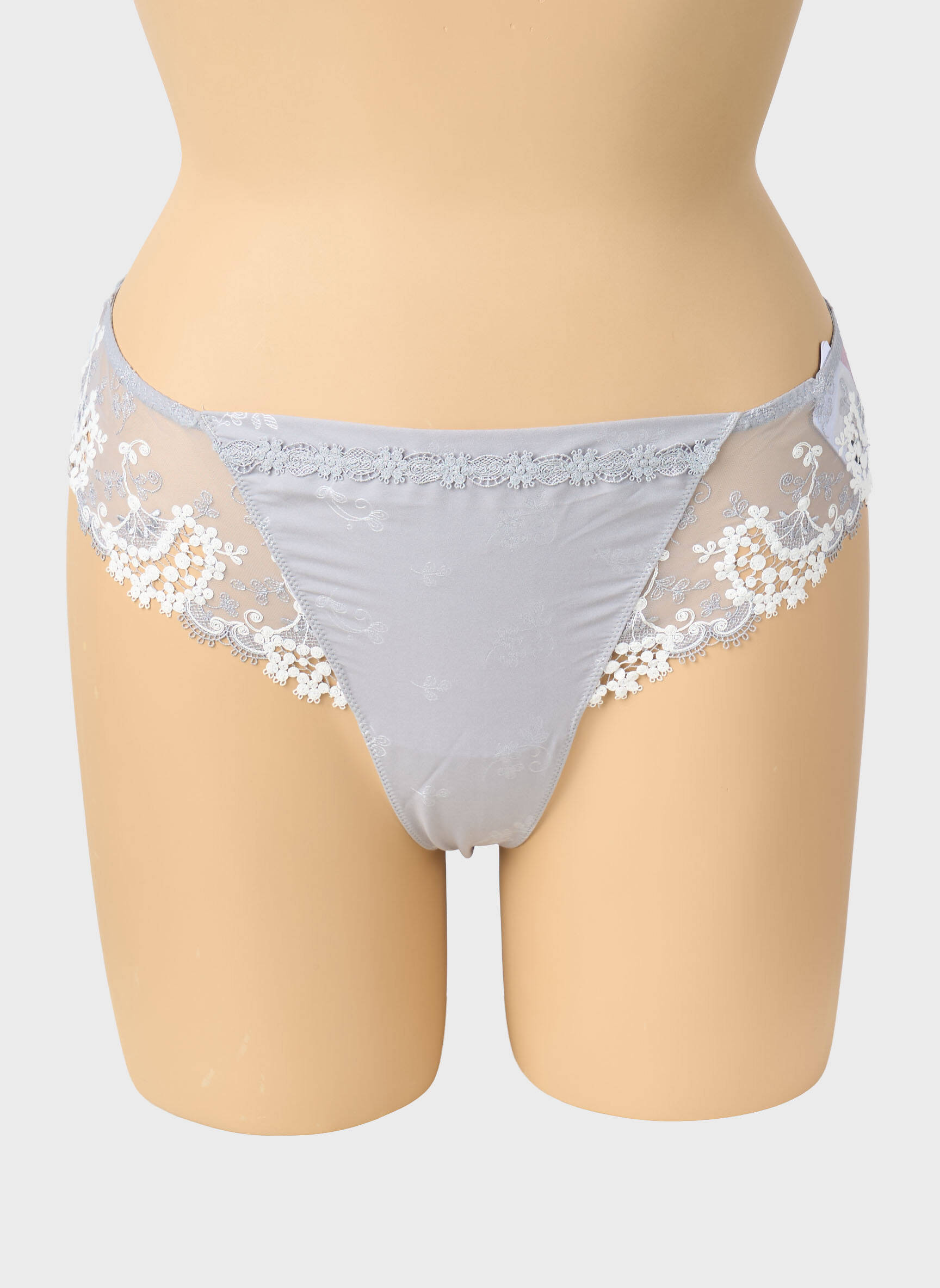 Tanga permatomas tiulis pilka SIMONE PERELE moteris