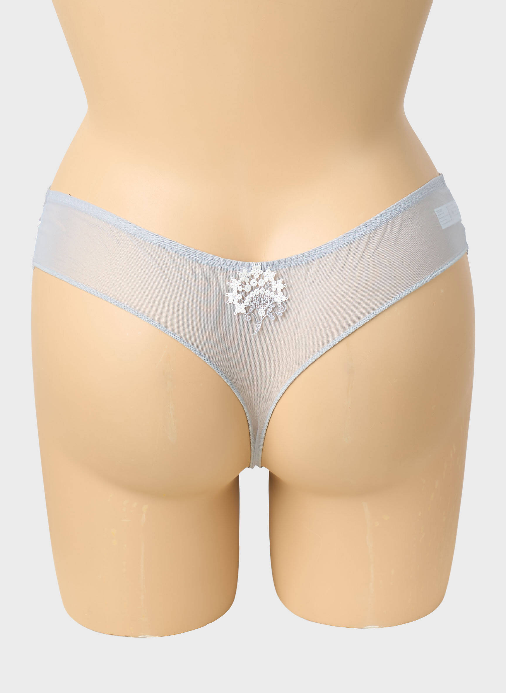 Tanga permatomas tiulis pilka SIMONE PERELE moteris