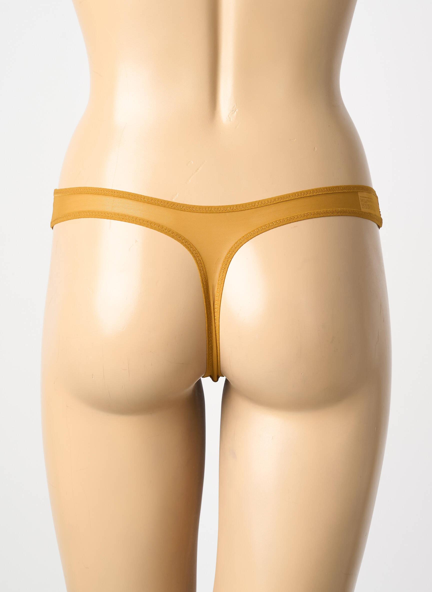 Tanga nėrinių audimas geltona SIMONE PERELE moteris